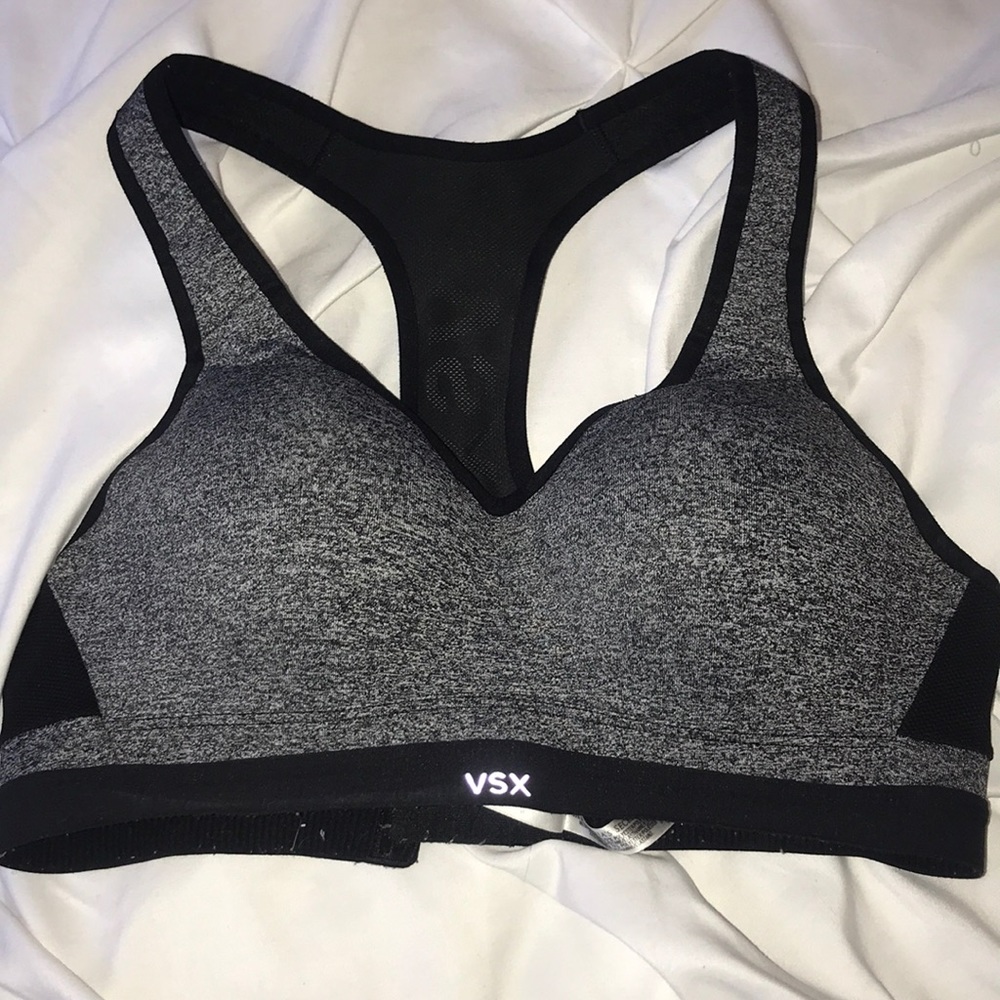 Grey VS sports bra